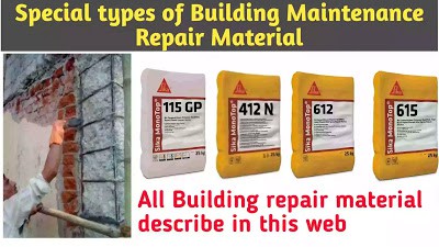 special type of building maintenance repair material