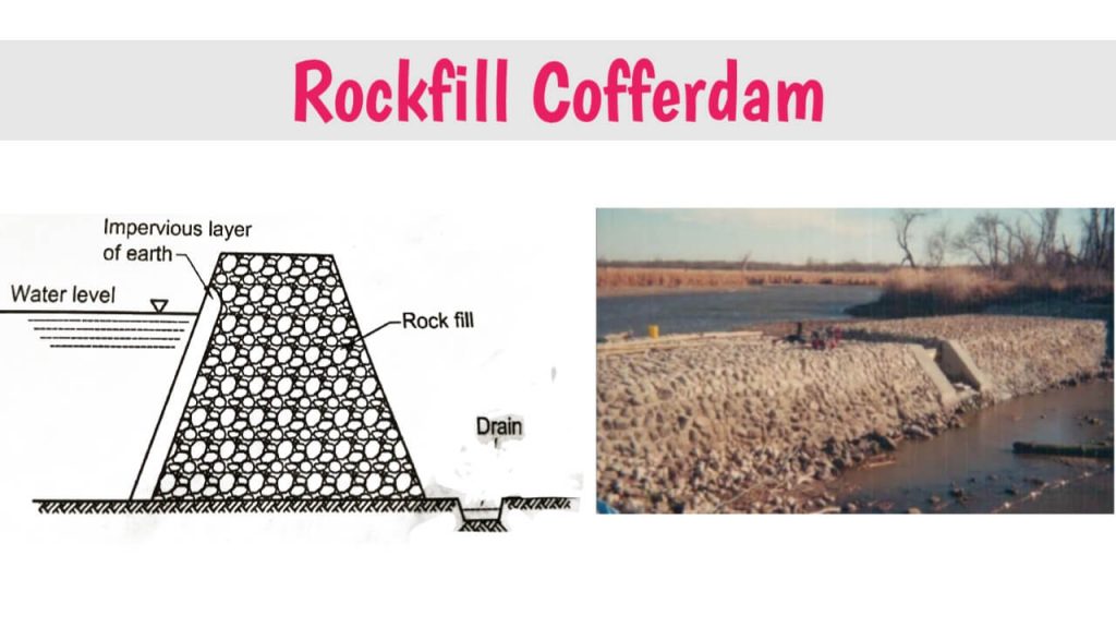 rockfill cofferdam images
