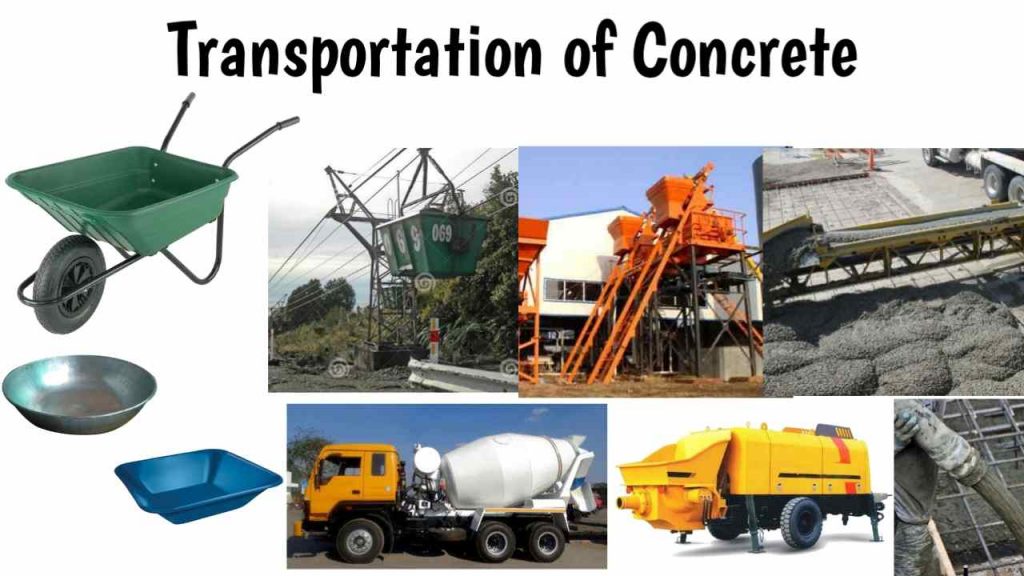transportation of concrete