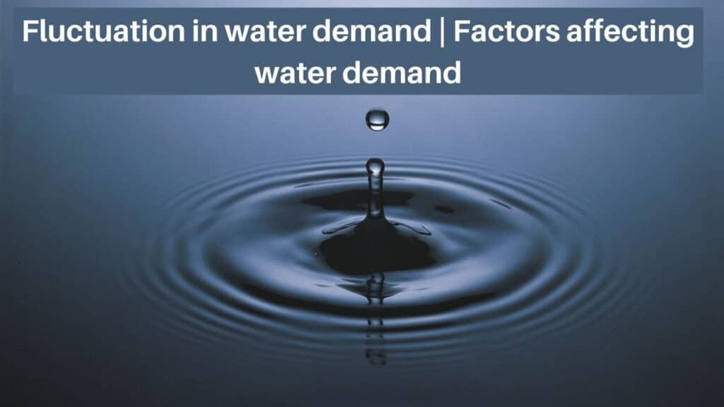 What Is The Definition Of Water Demand