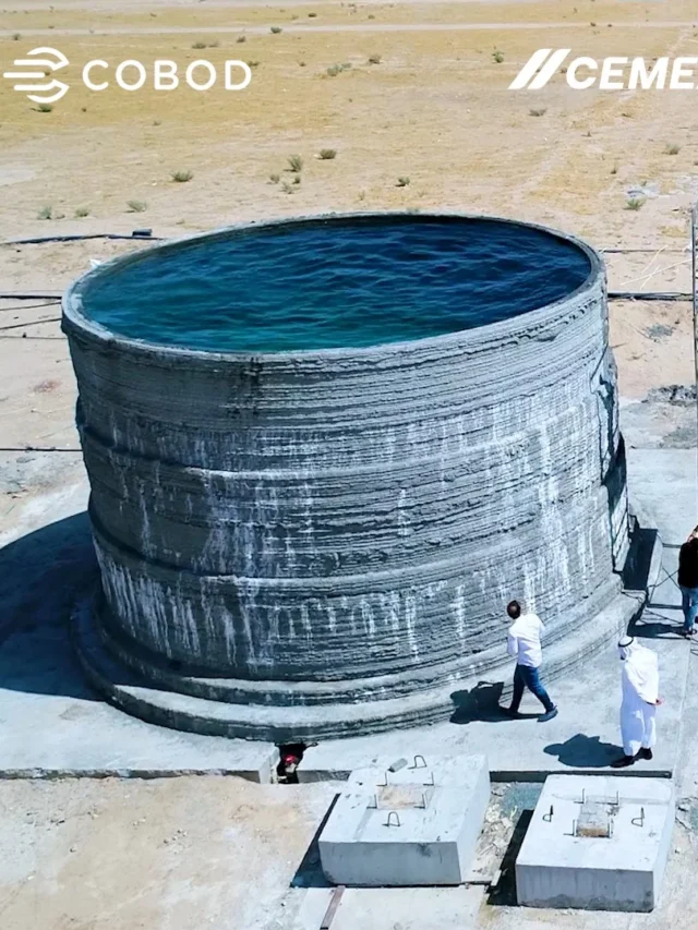 A Engineering Group of Kuwait Builds Tallest 3D Printed Water Tank