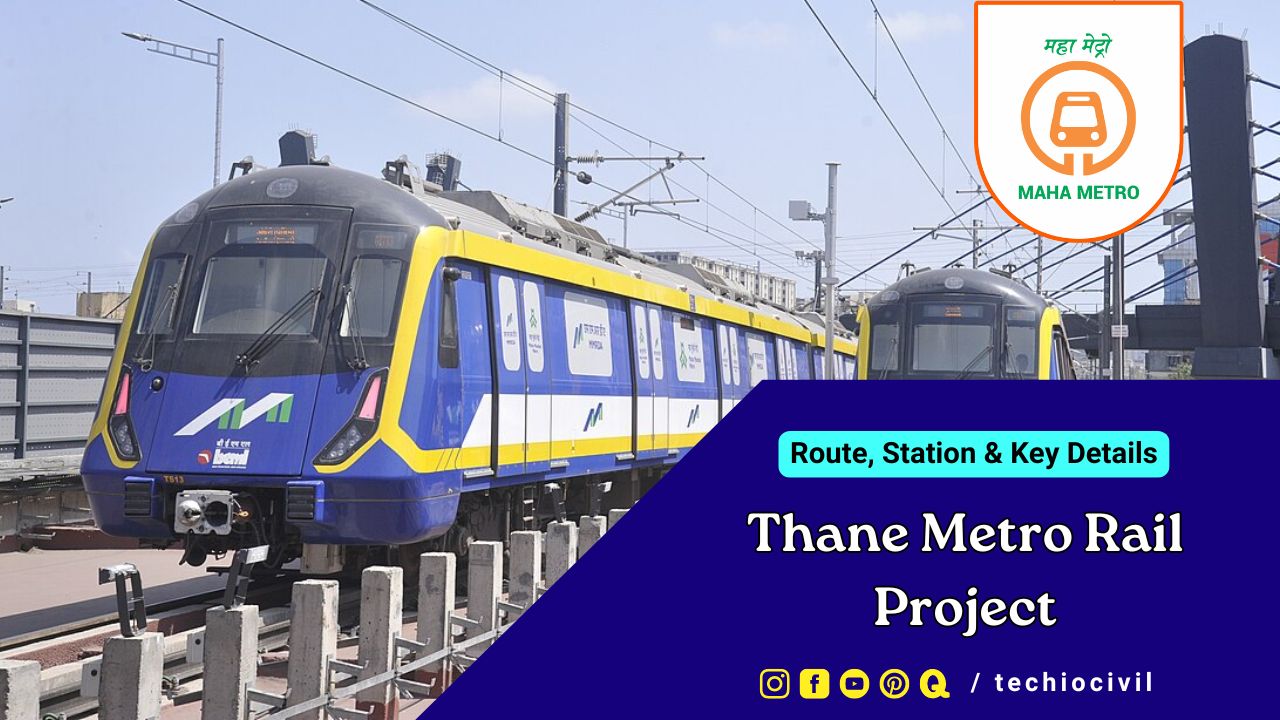 Thane Metro Route Map & Staion List Details